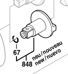 Porte outil réf. 3 607 030 424